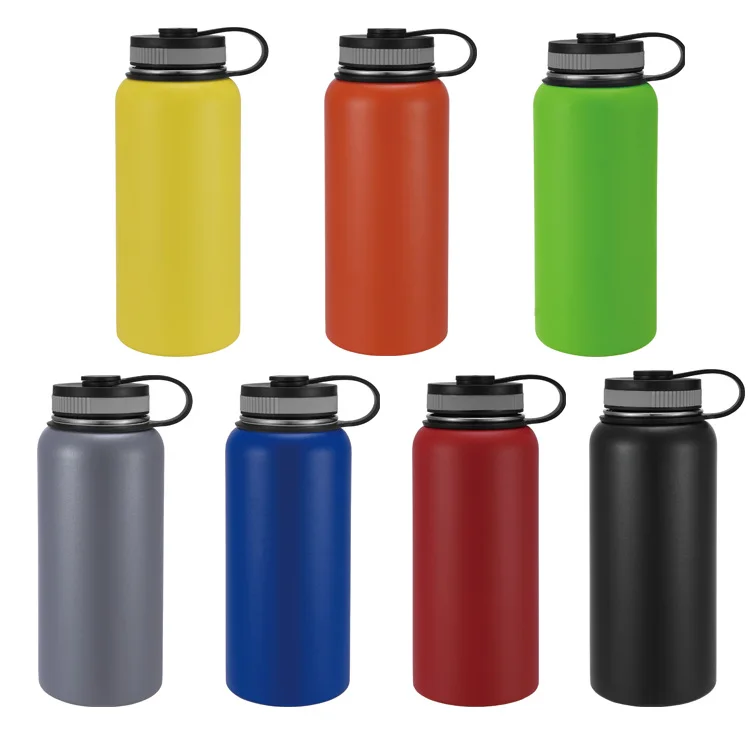 32oz handle carabiner lid thermo tank insulated stainless steel water bottle, Customized color acceptable
32oz handle carabiner lid thermo tank insulated stainless steel water bottle, Customized color acceptable