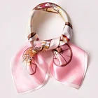 Women Women Hot Selling High Quality 100% Real Silk Printed Square Scarf 53x53cm Gift For Women