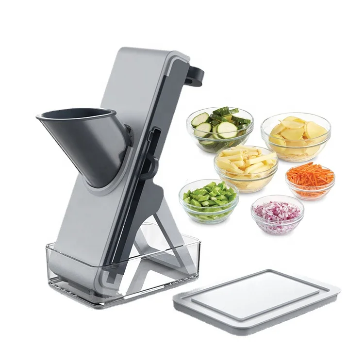 Slice Mandoline Slicer vegetable chopper slicer fruit vegetable cutter, White&grey, blue&grey
Slice Mandoline Slicer vegetable chopper slicer fruit vegetable cutter, White&grey, blue&grey