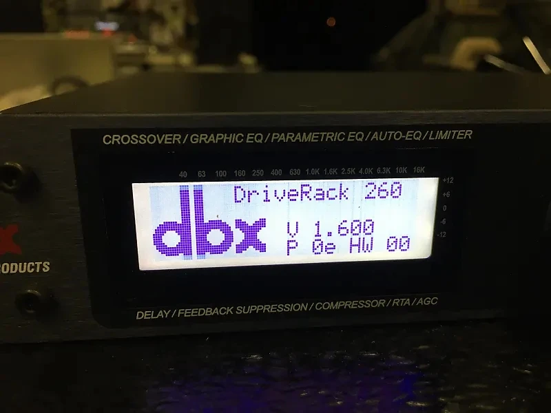 Fmuser DBX 260数字音频处理器3进6出专业阶段高级处理器交叉反馈装置