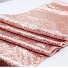 Rose Gold Sequin Table Runner Wedding Table Runner Baby Shower Bridal Shower Bachelorette Party and Birthday Parties
