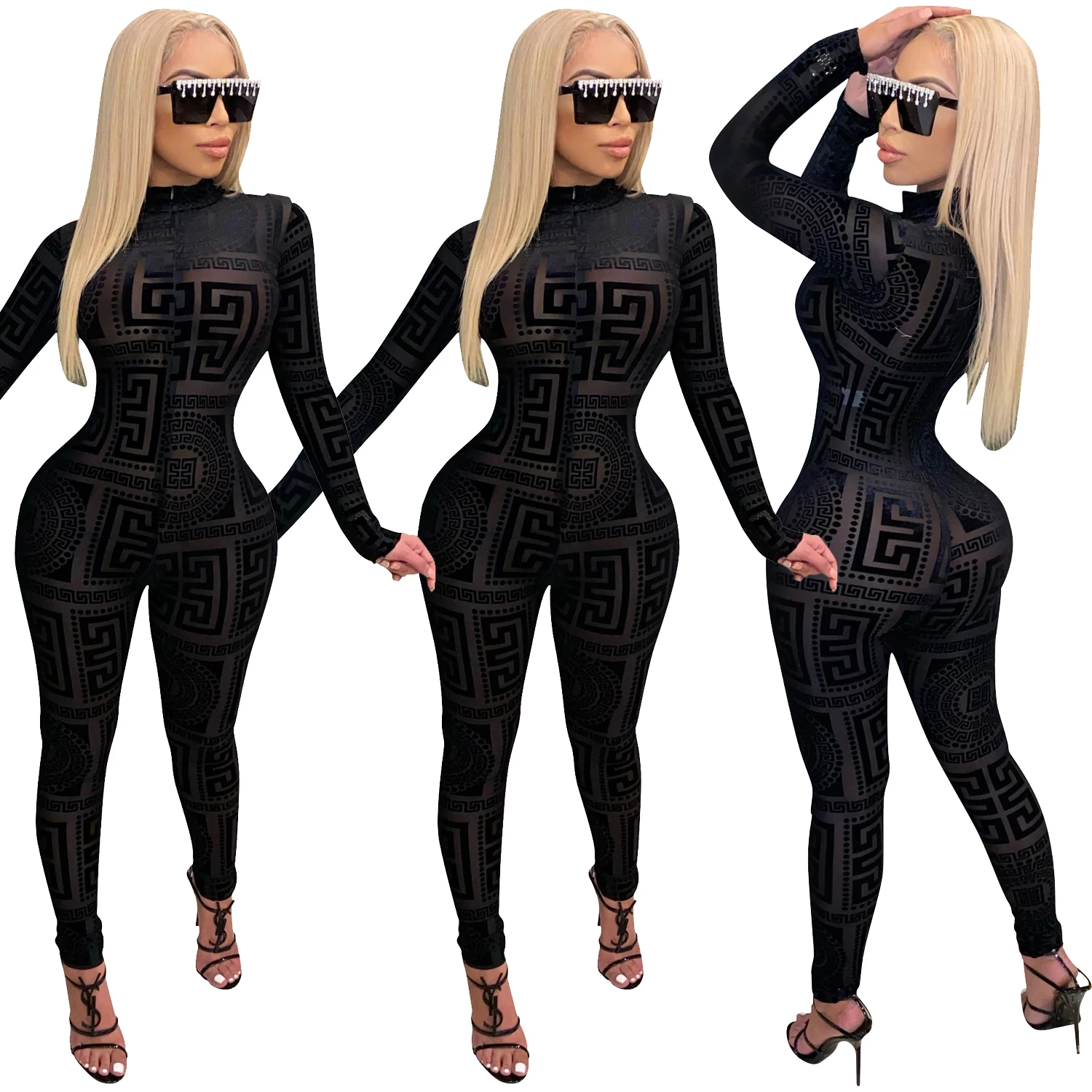 2021 New Arrivals Long sleeve Sexy Hot Transparent Bodycon One Piece Rompers Womens Jumpsuits
2021 New Arrivals Long sleeve Sexy Hot Transparent Bodycon One Piece Rompers Womens Jumpsuits