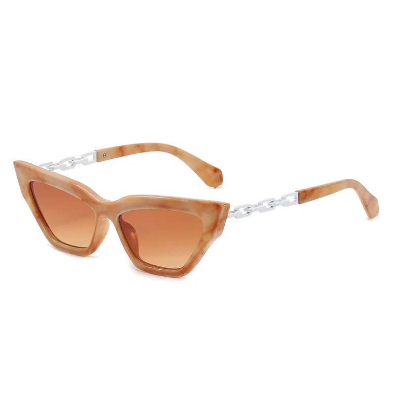 NEW 2022 designer sun glasses Custom fashion vintage plastic cat eye women sunglasses with metal chain, 7 stock color
NEW 2022 designer sun glasses Custom fashion vintage plastic cat eye women sunglasses with metal chain, 7 stock color
