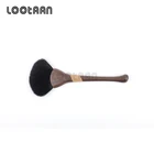 2019 Guteng New arrival Large Fan Shape Goat Hair Makeup Blush Face Powder Foundation Cosmetic Brush