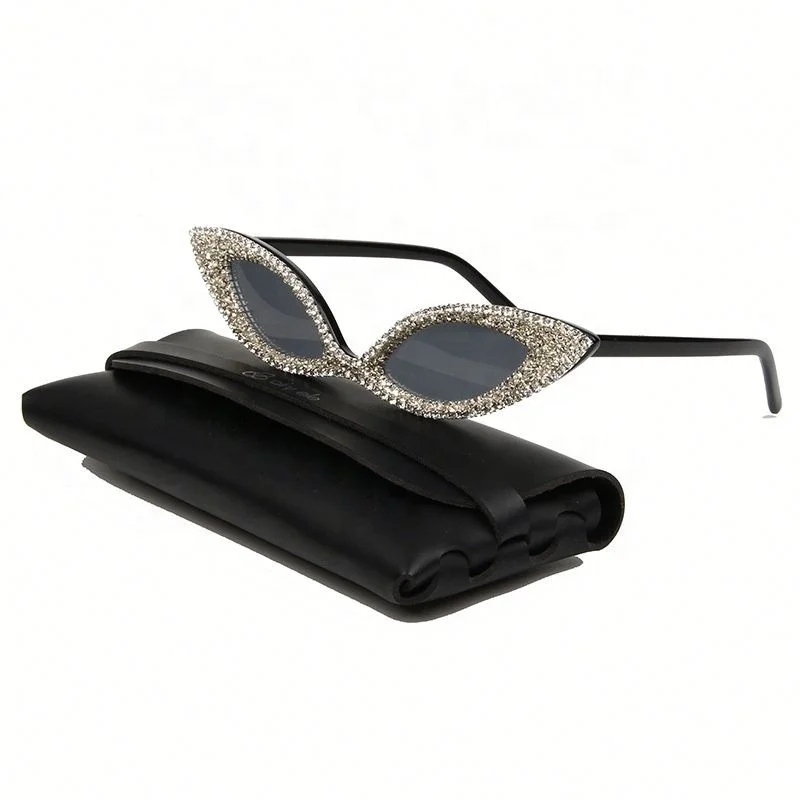 Wholesale Fashion Ladies Small Cat Eye Frame Shiny Diamond Sunglasses Eyewear, Colors
Wholesale Fashion Ladies Small Cat Eye Frame Shiny Diamond Sunglasses Eyewear, Colors