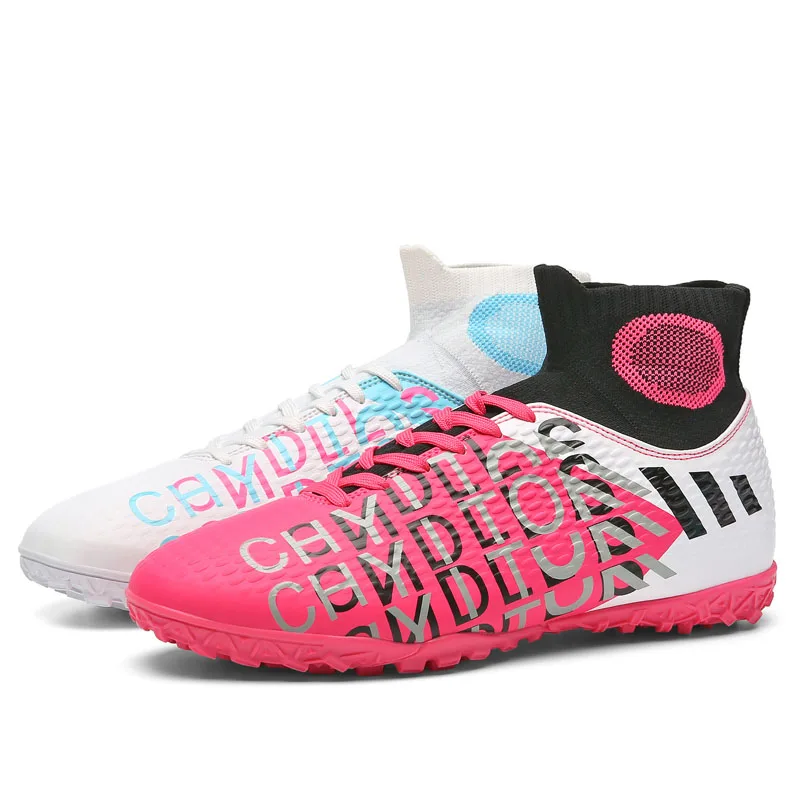 Hot Sale Outdoor Men Football Shoes High-Top Cleats Indoor Soccer Boots Comfortable Boy Sports Soccer Shoes
Hot Sale Outdoor Men Football Shoes High-Top Cleats Indoor Soccer Boots Comfortable Boy Sports Soccer Shoes