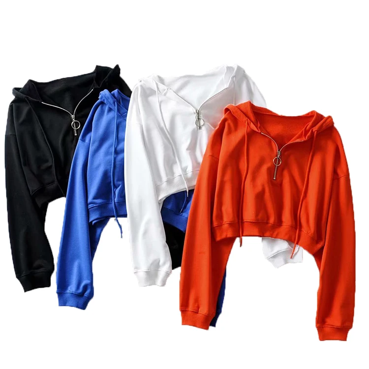 Yuehui Full Zip up Hoodies for Women Crop Tops Solid Color High Quality Custom Logo Loose Pullover Regular Sleeve, Customized color
Yuehui Full Zip up Hoodies for Women Crop Tops Solid Color High Quality Custom Logo Loose Pullover Regular Sleeve, Customized color