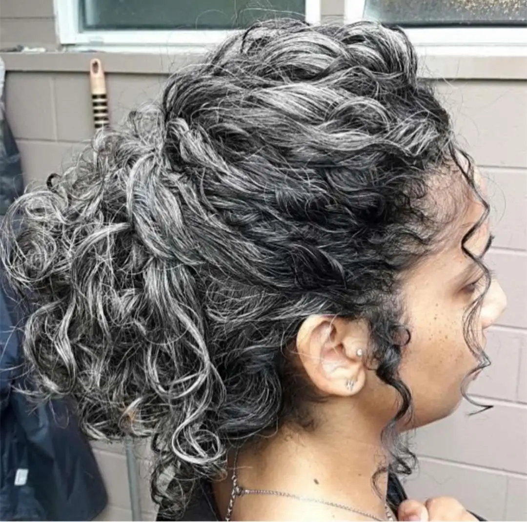 Silver grey ponytail real hair drawstring human hair salt pepper natural gray women deep wave grey ponytail extension
Silver grey ponytail real hair drawstring human hair salt pepper natural gray women deep wave grey ponytail extension