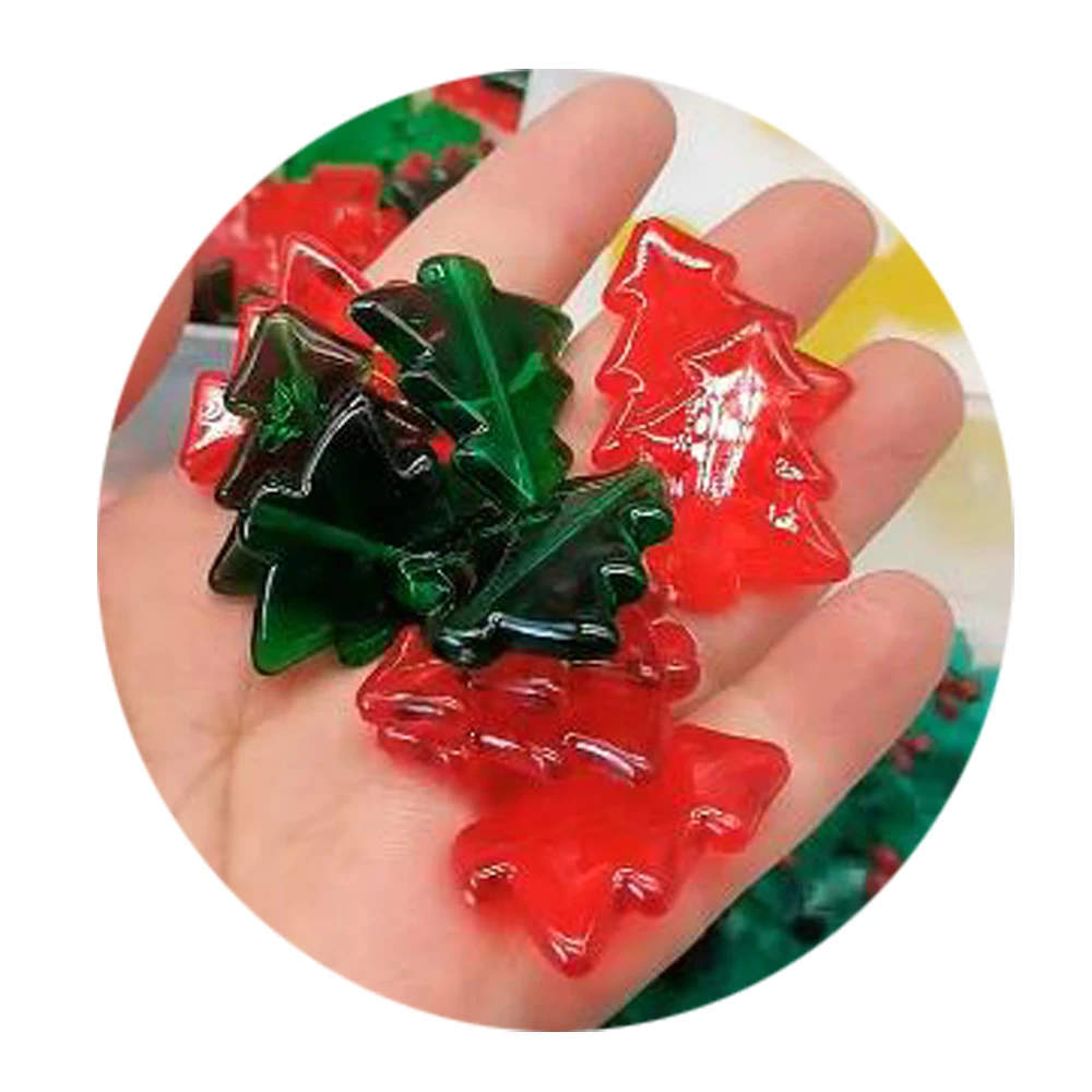 Transparent Christmas Tree Resin Cabochon with Hole Acrylic Charms for Christmas Pendants Making Dangling Accessory
Transparent Christmas Tree Resin Cabochon with Hole Acrylic Charms for Christmas Pendants Making Dangling Accessory