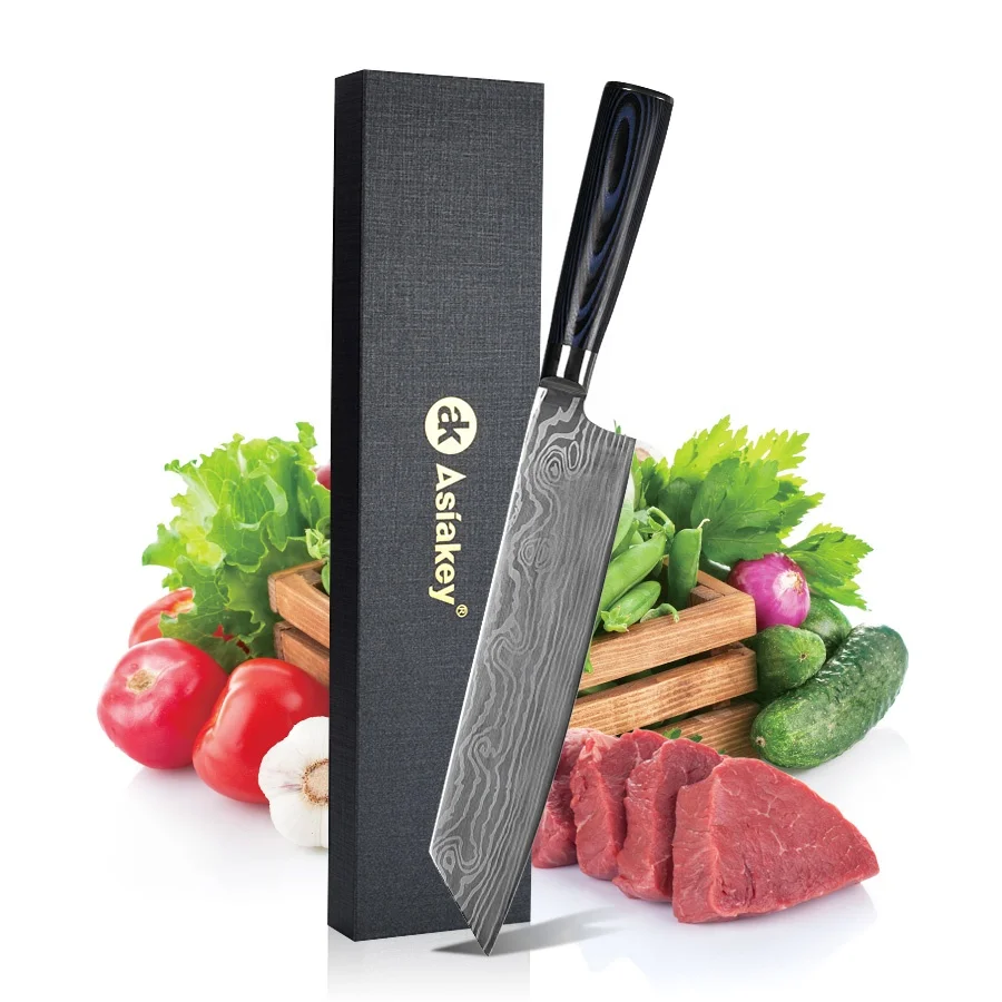 2019 Дамаск нож шеф-повара японские кухонные ножи G10 Ручка Бритвы Sharp Японский шеф-повар Новый