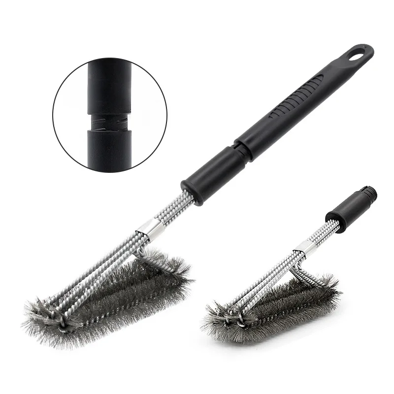 Removable Three-Head Barbecue Brush 18-Inch Three-Head Steel Wire Barbecue Brush Grill Cleaning Brush
Removable Three-Head Barbecue Brush 18-Inch Three-Head Steel Wire Barbecue Brush Grill Cleaning Brush