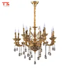 Modern Luxury Crystal Hanging Chandelier Lighting Led Design Candle Pendant Light