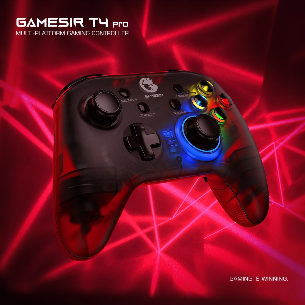 

GameSir T4 Pro Blue tooth Game Controller 2.4GHz Wireless Gamepad applies to Nintendo Switch & for Apple Arcade and MFi Games