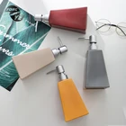 Decoration Wholesale Colourful Shampoo Bottle Home Decoration Tabletop Square Shape Ceramic Bottle