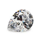 Synthetic CZ gemstone Factory outlet white color PS pear shape loose Cubic Zirconia