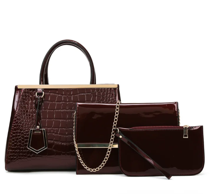 Wholesale 3pcs/set ladies handbags cheap price women bags in stock waterproof large capacity fashionable shoulder bag
Wholesale 3pcs/set ladies handbags cheap price women bags in stock waterproof large capacity fashionable shoulder bag