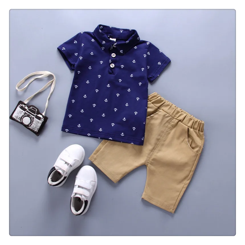 Wholesale children clothing summer baby boy clothes sets shirts with shorts kids set, 7 colors
Wholesale children clothing summer baby boy clothes sets shirts with shorts kids set, 7 colors