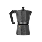 Hihg Quality 3/6/9Cups Italian Coffee Maker Gas Black Coffee Maker for Home/Outdoors