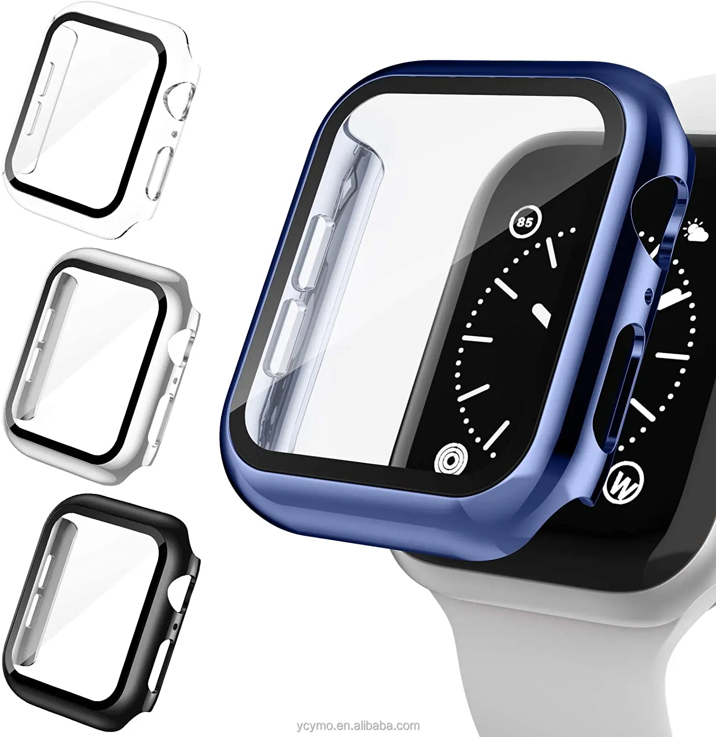 YCYMO Case With Screen Protector For Apple Watch Case Covers For I-watch Case Series 7/6/5/4/3 SE 41 45MM
YCYMO Case With Screen Protector For Apple Watch Case Covers For I-watch Case Series 7/6/5/4/3 SE 41 45MM