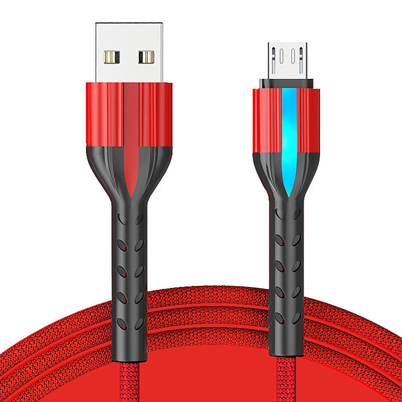 LED Light Up Flowing Fast Charging Cord Compatible USB Micro Cable with Mobile Phone, Red,black,blue
LED Light Up Flowing Fast Charging Cord Compatible USB Micro Cable with Mobile Phone, Red,black,blue