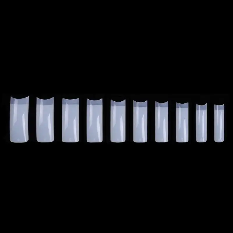 Nail Factory 500pcs ABS Clear Natural False Nail Tips Square French, White/nature/clear
Nail Factory 500pcs ABS Clear Natural False Nail Tips Square French, White/nature/clear