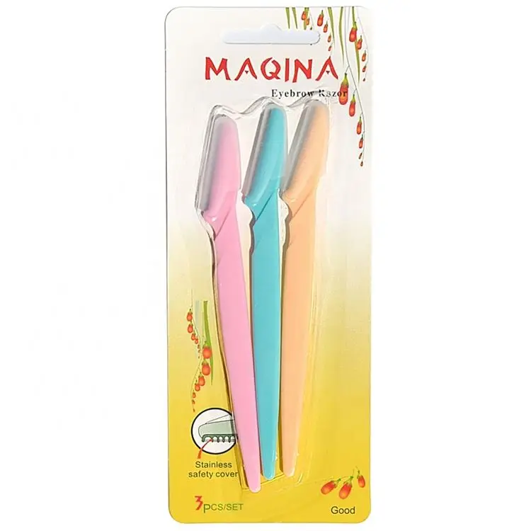 Amazon Hot Sale Beginner Makeup Tool Protective Set Stainless Steel Blade Eyebrow Trimmer, Pink,yellow,green
Amazon Hot Sale Beginner Makeup Tool Protective Set Stainless Steel Blade Eyebrow Trimmer, Pink,yellow,green
