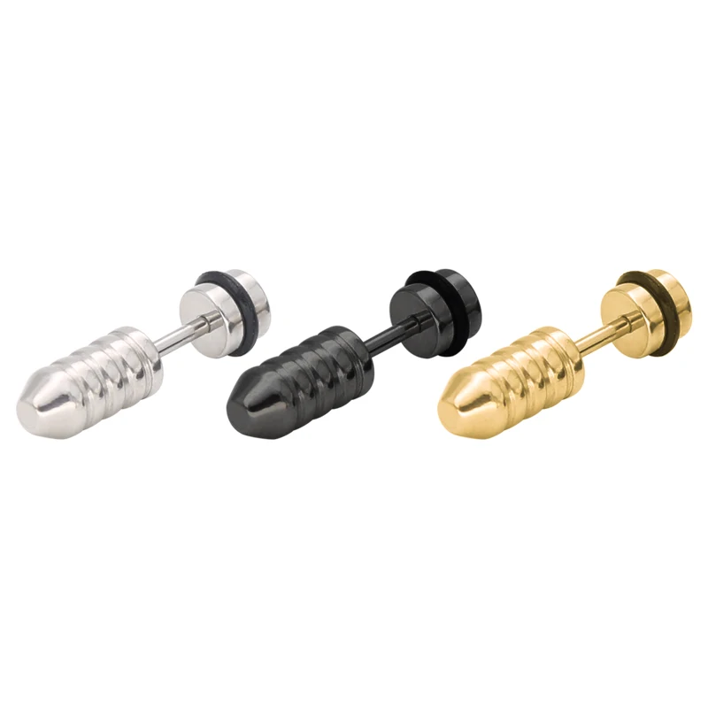 Helix Earrings Ear Piercing Stud Earrings Cartilage Funny Earrings Long Tunnels And Plugs Surgical Steel Jewelry Woman Man Punk, Silver color
Helix Earrings Ear Piercing Stud Earrings Cartilage Funny Earrings Long Tunnels And Plugs Surgical Steel Jewelry Woman Man Punk, Silver color