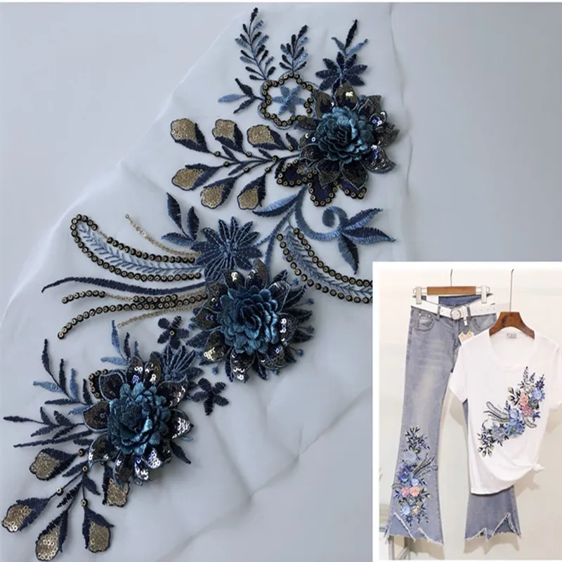 DIY rhinestone beaded sequin lace embroidery applique embroidered patch fabric clothing 3D flower for patches, Shown in pictures
DIY rhinestone beaded sequin lace embroidery applique embroidered patch fabric clothing 3D flower for patches, Shown in pictures