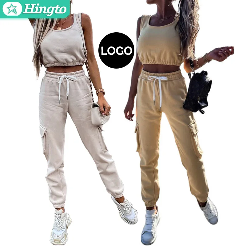 Custom Logo Ladies Jogger 2 Piece Fitness Clothing Sweat Track Suits Jogging Sportsuit Womens Tracksuits
Custom Logo Ladies Jogger 2 Piece Fitness Clothing Sweat Track Suits Jogging Sportsuit Womens Tracksuits