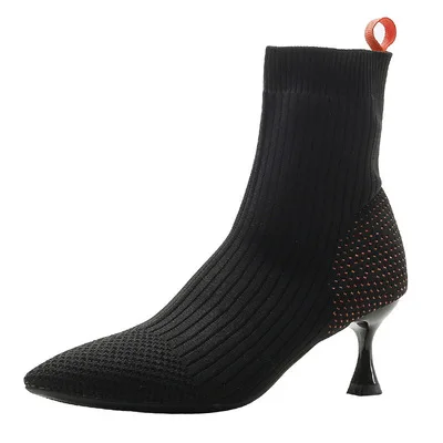Women Knitted Sock Boots 8cm Stiletto High Heels Ankle Boots for Women Fur Winter Boots Plus Size 41 42 43 Women Winter Shoes
Women Knitted Sock Boots 8cm Stiletto High Heels Ankle Boots for Women Fur Winter Boots Plus Size 41 42 43 Women Winter Shoes