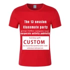 wholesale creative advertising custom cute bulk blank couple t-shirt custom printing for group clothes