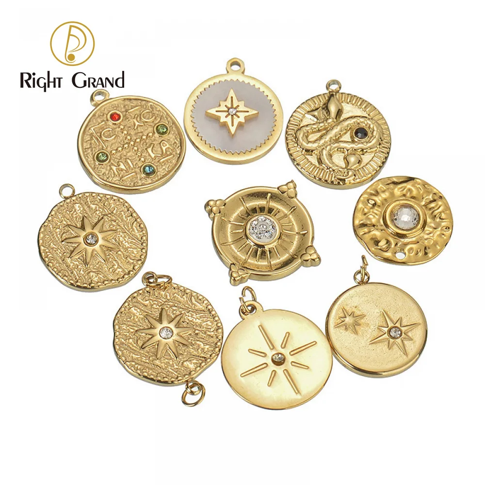 Wholesale Fashion Custom Letters DIY Jewelry Pendants Making Stainless Steel Coin Charms for Necklace Bracelet Accessories
Wholesale Fashion Custom Letters DIY Jewelry Pendants Making Stainless Steel Coin Charms for Necklace Bracelet Accessories