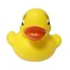 Promotional custom funny mini rubber ducks with BB sound