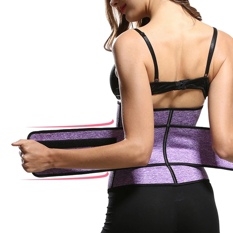 High Quality Neoprene Waist Support Belt Waist Trimmer with Customized Logo, Black, purple waist belt
High Quality Neoprene Waist Support Belt Waist Trimmer with Customized Logo, Black, purple waist belt