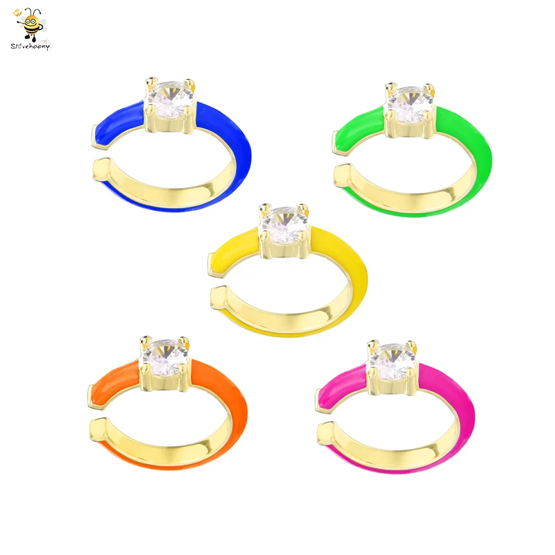 925 Sterling Silver Colorful One Layer Women No Hole U Shape Colored Enamel EarCuff Enamel Ear Cuff Earrings, Silver/18k gold plated
925 Sterling Silver Colorful One Layer Women No Hole U Shape Colored Enamel EarCuff Enamel Ear Cuff Earrings, Silver/18k gold plated