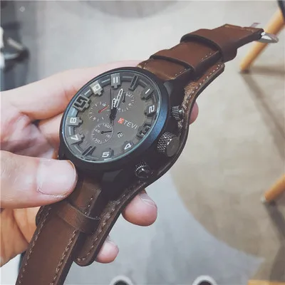 Top Brand Luxury Mens Watches With Leather Strap Sport Male Clocks Military Clock Quartz Business Men Watch Gift
Top Brand Luxury Mens Watches With Leather Strap Sport Male Clocks Military Clock Quartz Business Men Watch Gift