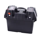 Hot sale12V powered waterproof black plastic battery box