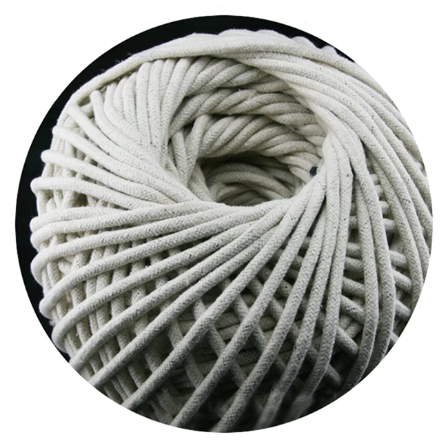 10mm White cotton piping cord&cotton rope &cotton cord for sofa cushion
