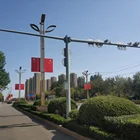 Customized galvanized street light pole