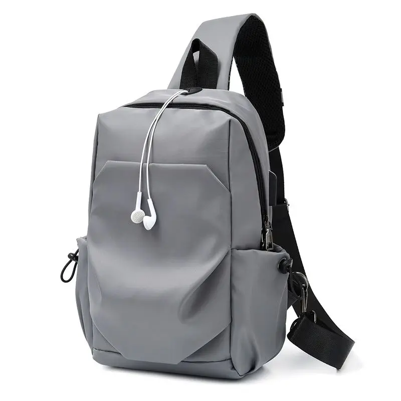 Customized Logo Waterproof Chest Bags USB Charging Port Sling Bag Men Crossbody Bag, 3 colors
Customized Logo Waterproof Chest Bags USB Charging Port Sling Bag Men Crossbody Bag, 3 colors