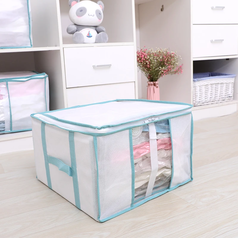 Household Oxford Non-woven Quilt Folding Large Storage Bag Box Oxford Clothes Foldable Storage Box Organizer For Clothes
Household Oxford Non-woven Quilt Folding Large Storage Bag Box Oxford Clothes Foldable Storage Box Organizer For Clothes