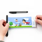 new promotional pens personalized branded retractable calendar pull out pen, flag banner slogan pen