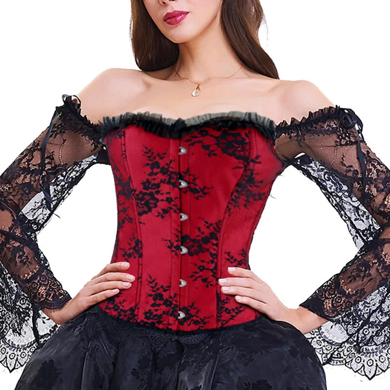 Factory Outlet Palace Vintage Corset Bra Collar Long Sleeve Lace Corset Ladies Slimming Body Shaper, Nude
Factory Outlet Palace Vintage Corset Bra Collar Long Sleeve Lace Corset Ladies Slimming Body Shaper, Nude