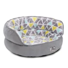 Non Slip Bottom Pet Lounger Friends Forever Donut Cat Bed Plush Sleep Surface dog bed Warming Pet Bed