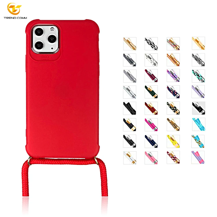 Customize TPU Cross Body Necklace Strap Phone Cases For iPhone 11 pro, Black, blue,pink, red, white
Customize TPU Cross Body Necklace Strap Phone Cases For iPhone 11 pro, Black, blue,pink, red, white