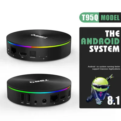 T95Q STB S905X2 4GB/64GB Android 8.1 WIFI 4k Network Player TV Box
T95Q STB S905X2 4GB/64GB Android 8.1 WIFI 4k Network Player TV Box