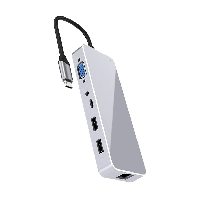 All In One Multifunction 11 In 1 Docking Station Usb 2.0 3.0 Typ C 3.1 Usb Hub With Audio Jack, Black, rose gold, silver
All In One Multifunction 11 In 1 Docking Station Usb 2.0 3.0 Typ C 3.1 Usb Hub With Audio Jack, Black, rose gold, silver