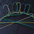 T010 Wholesale Standard Plastic Coated Dry Cleaning Laundry Cheap White Metal Wire Clothes Suit Hangers