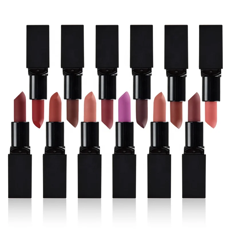 Custom Brand Color Name Romantic Beauty Cosmetic Black Matte Lipstick New, 12 colors
Custom Brand Color Name Romantic Beauty Cosmetic Black Matte Lipstick New, 12 colors