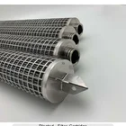 Replacement pleated metal stainless steel water filter cartridge, 10 micron fine wire strainer mesh filter cartridge